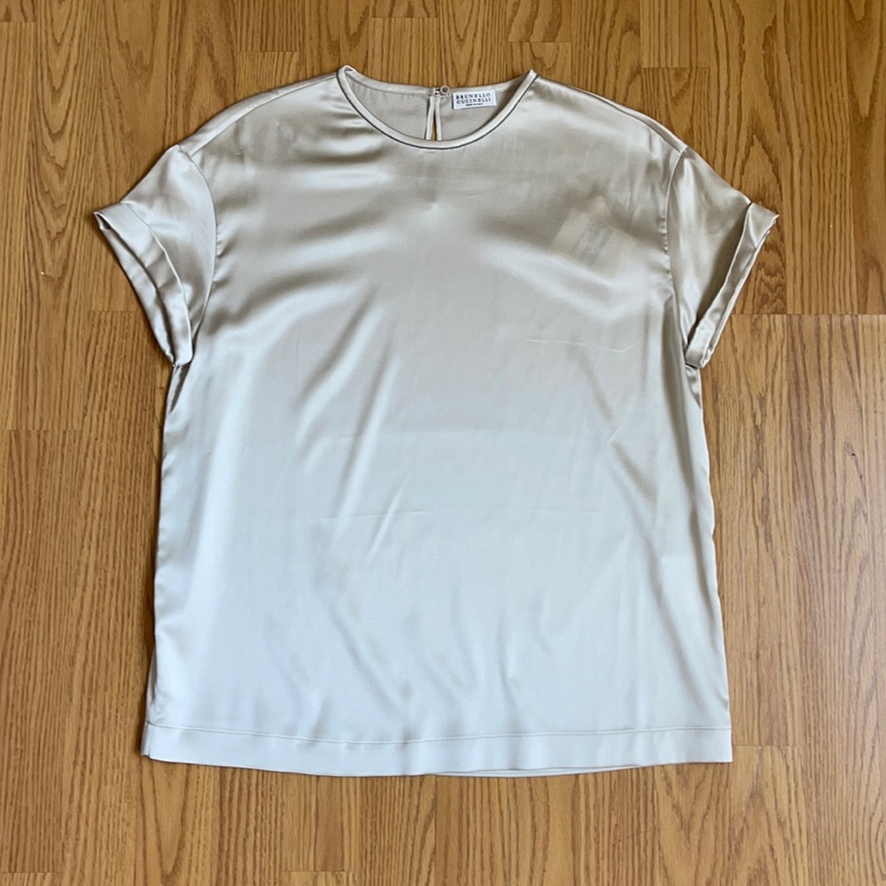 Brunello Cucinelli Silk Blouse Size M